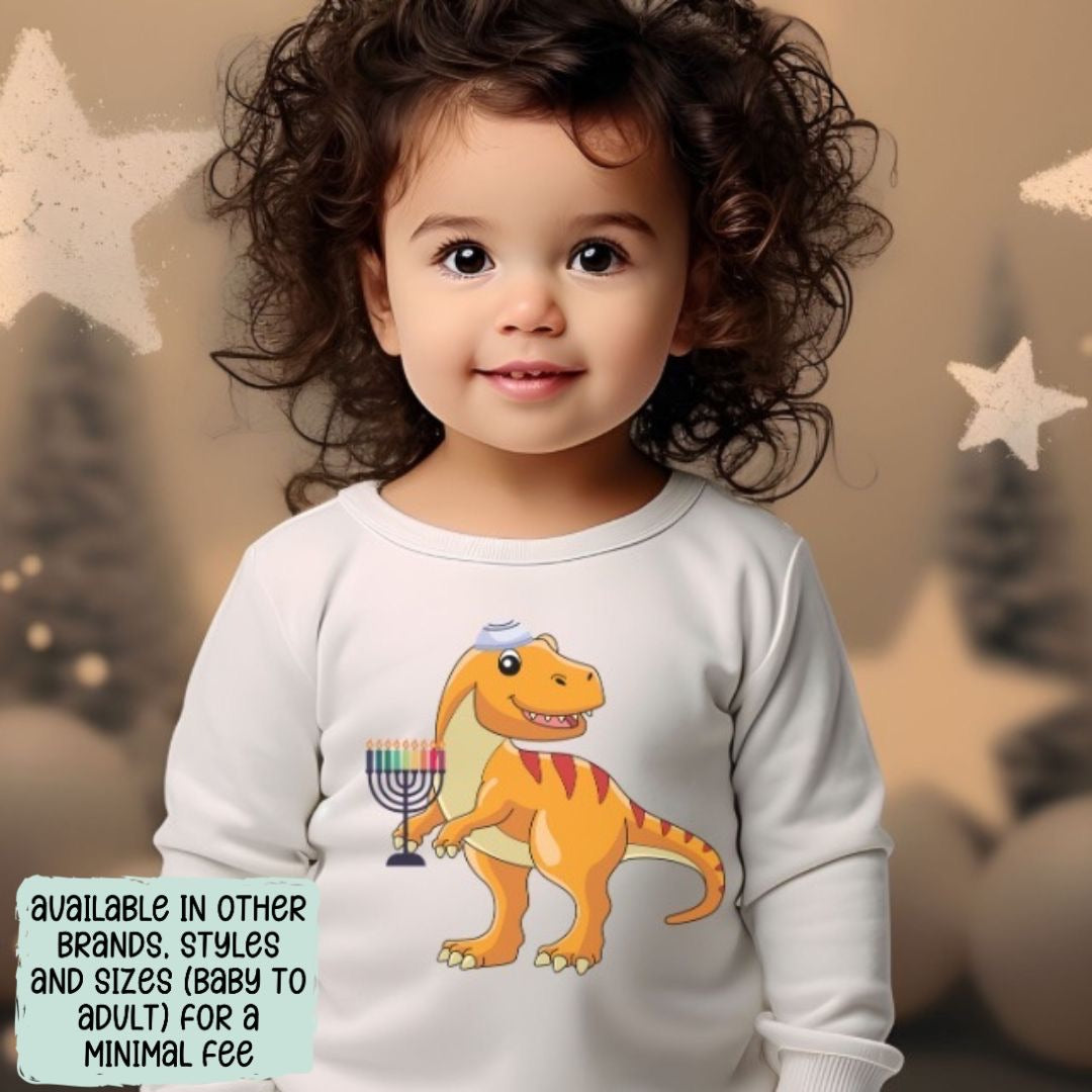 Hanukkah Shirt, Toddler Hanukkah Shirt,Hanukkah Dinosaur, Hanukkah Shirt for Toddler, Hanukkah Shirt for Kid,Kids Hanukkah Tee,Happy Hanukka