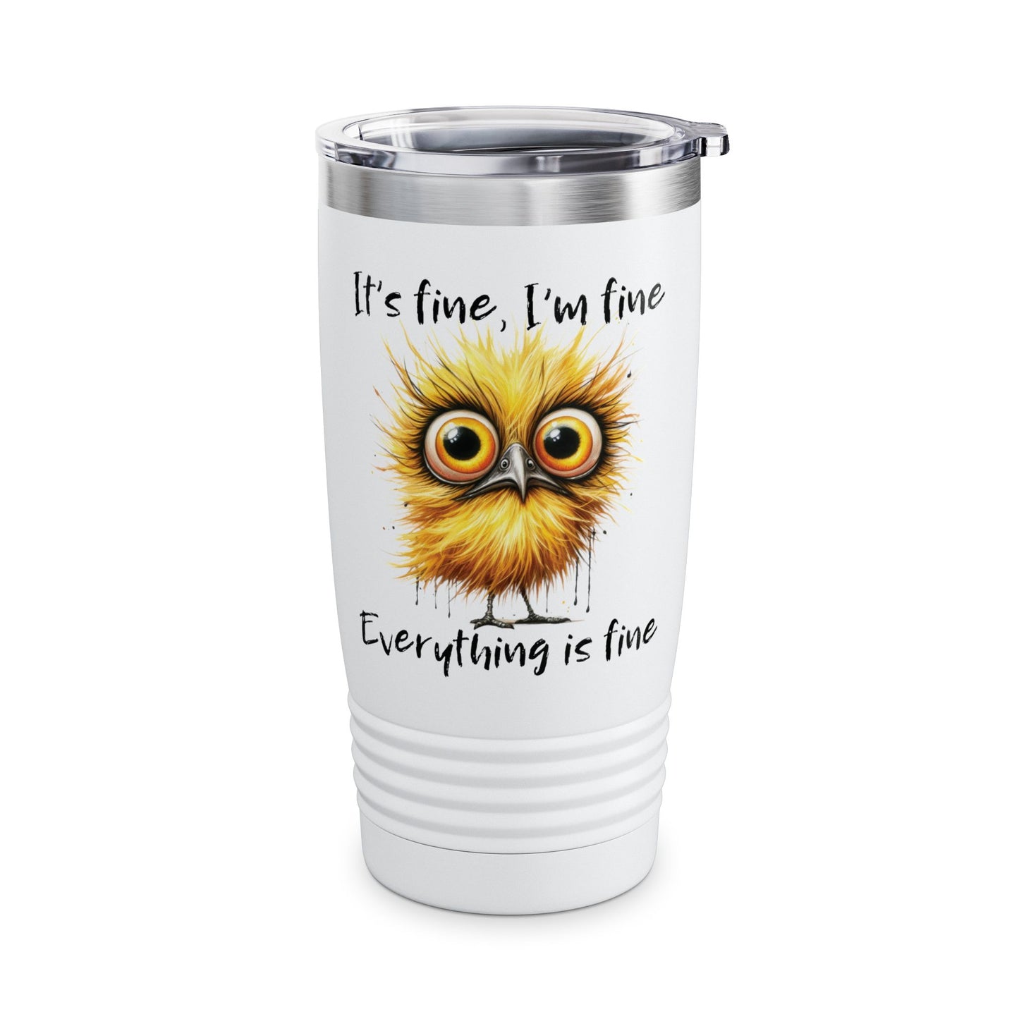 It's Fine I'm Fine Everything Is Fine Tumbler,I'm Fine Cup,Motivational Tumbler,Positivity Cup,Funny Sarcastic Stressed Out Tumbler 20oz