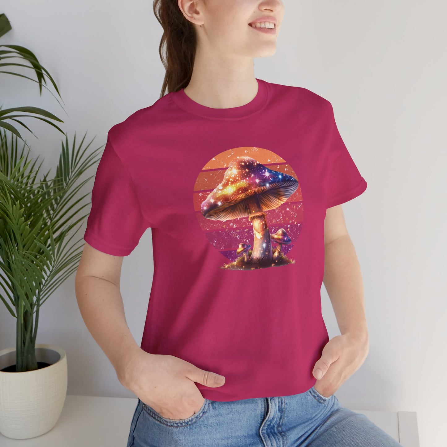 Mushroom Shirt, Aesthetic Mushroom Shirt, Enchanted Mushroom Shirt, Mushroom Tee, Mushroom Clothing, Bella T-Shirt, Psychedelic Mushroom