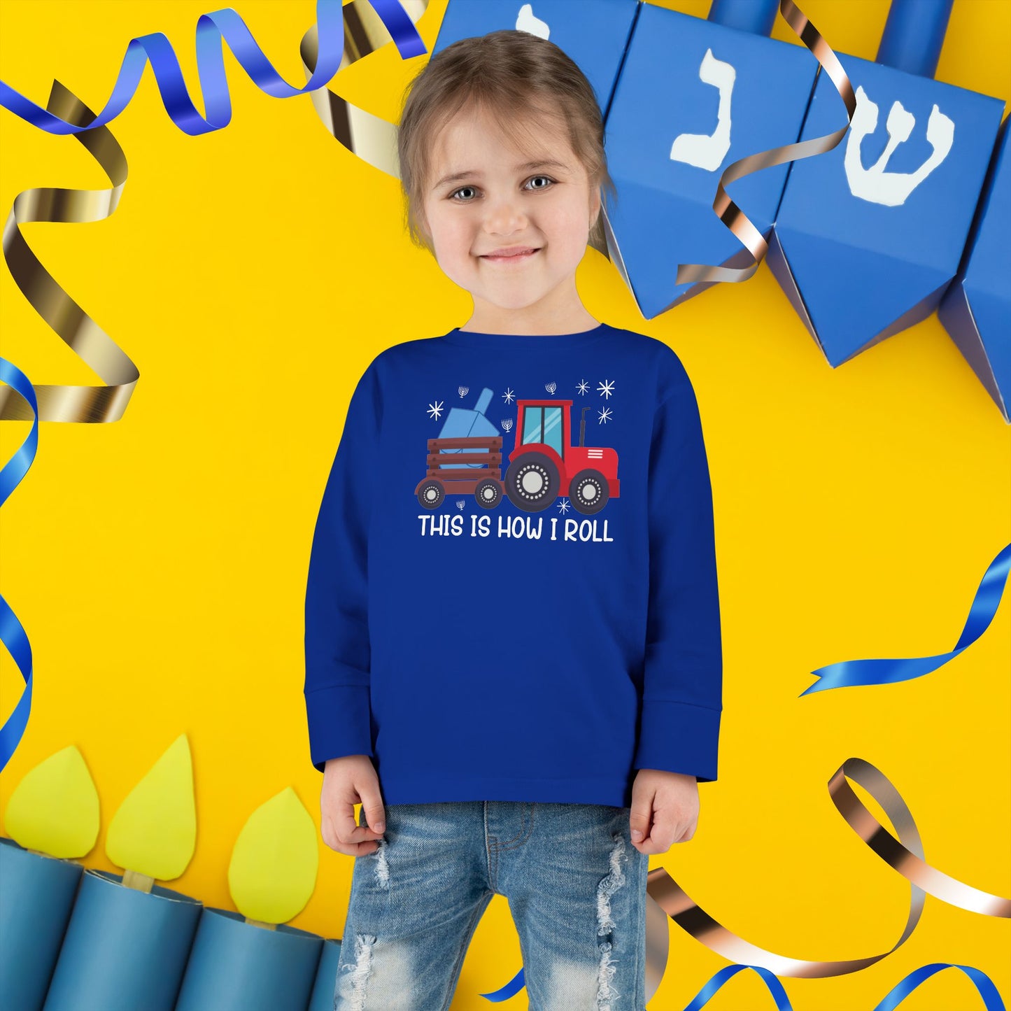 Toddler Hanukkah Shirt,Hanukkah Tractor, Hanukkah Shirt for Toddler, Hanukkah Shirt for Kid, Kids Hanukkah Tee, Happy Hanukkah