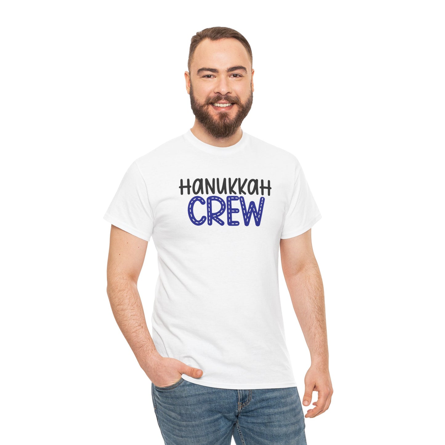 Hanukkah Crew Shirt, Hannukah,Chanukkah, Happy Hanukkah, Gift for Jews, Hanukkah Present, Dreidel, Hanukkah Family Shirts, Hanukkah Matching