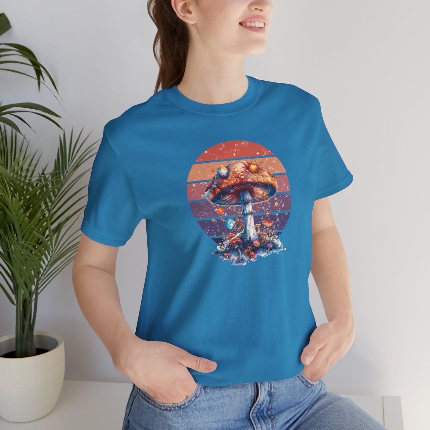 Mushroom Shirt, Aesthetic Mushroom Shirt, Enchanted Mushroom Shirt, Mushroom Tee, Mushroom Clothing, Bella T-Shirt, Psychedelic Mushroom