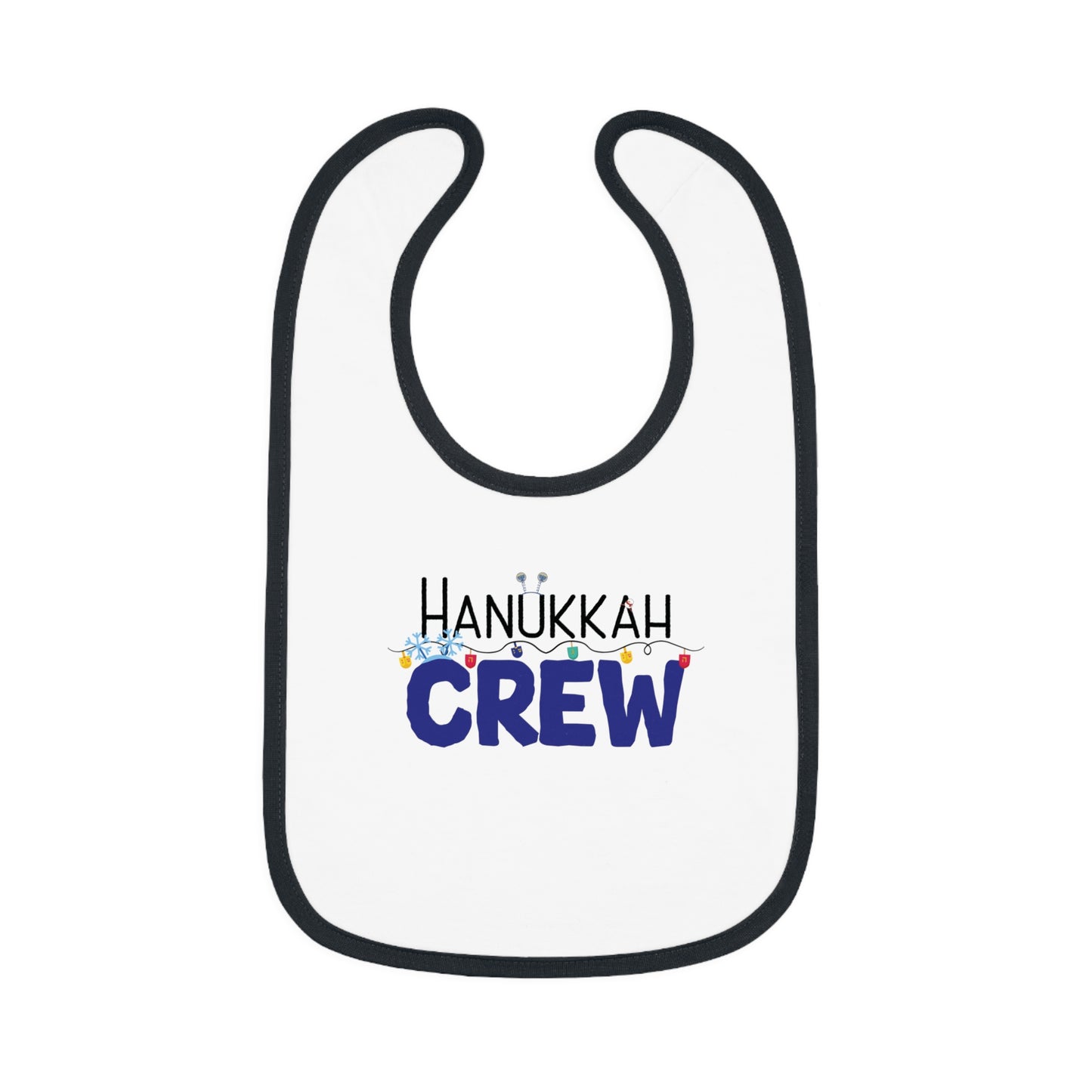 Hanukkah Crew Bib,Hannukah,Chanukkah, Happy Hanukkah, Gift for Jewish Baby,Hanukkah Present,Dreidel,Hanukkah Family Shirts,Hanukkah Matching