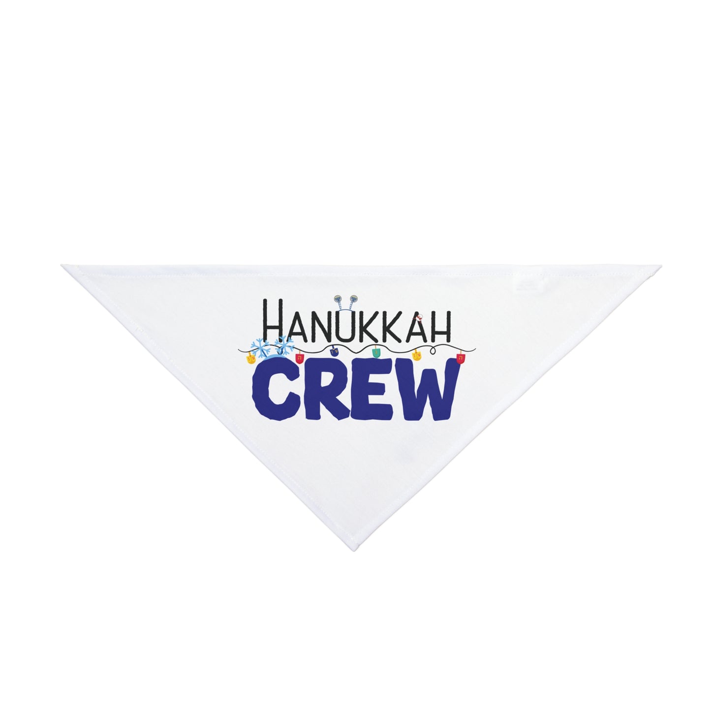 Hanukkah Crew Bandana,Hannukah,Chanukkah,Happy Hanukkah,Pets,Gift for Jews,Hanukkah Present,Dreidel,Hanukkah Family Shirts,Hanukkah Matching