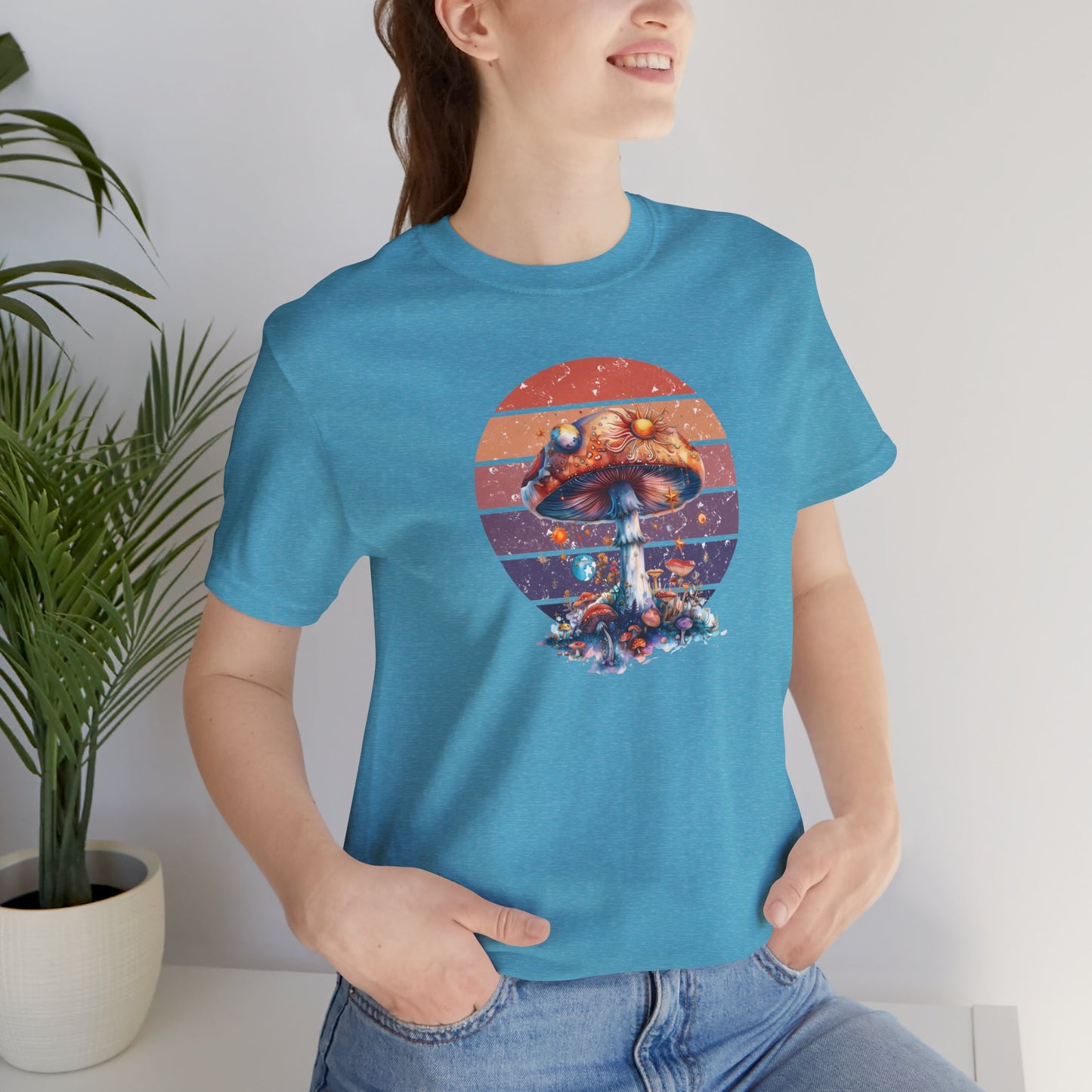 Mushroom Shirt, Aesthetic Mushroom Shirt, Enchanted Mushroom Shirt, Mushroom Tee, Mushroom Clothing, Bella T-Shirt, Psychedelic Mushroom