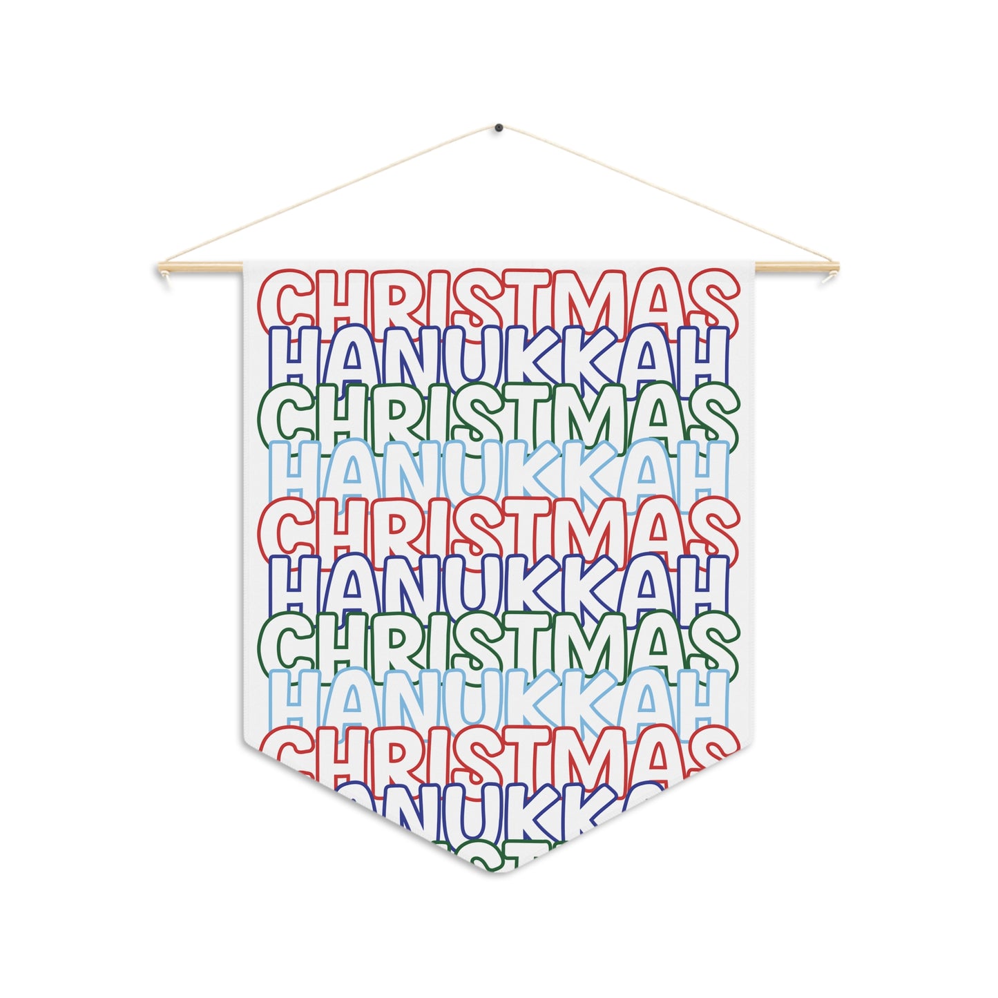 Christmas Hanukkah Banner,Happy Hanukkah, Gift for Interfaith Family , Gift for Chrismukkah, Hanukkah Decor, Christmas Decorations,Christmas