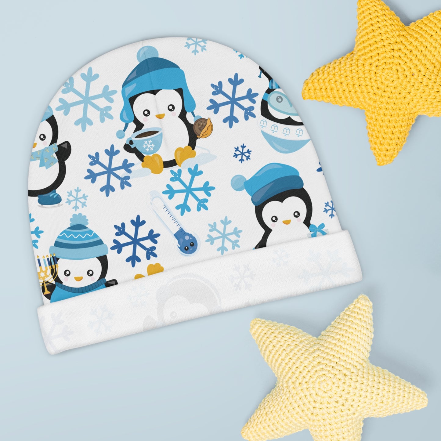 Hanukkah Hat, Hanukkah Baby Beanie, Hanukkah Beanie, Winter Penguins, Happy Hanukkah, Hanukkah Baby, Babys 1st Hanukkah, Hanukkah Gift