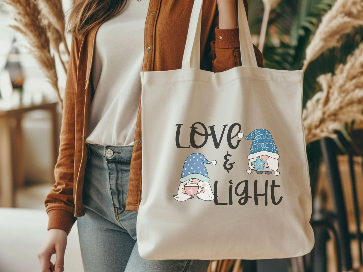 Hanukkah Love Tote Bag,  Hanukkah Bag, Chanukkah Bag, Happy Hanukkah, Festival of Lights, Gift for Jewish Person, Dreidels,Gift for Hanukkah