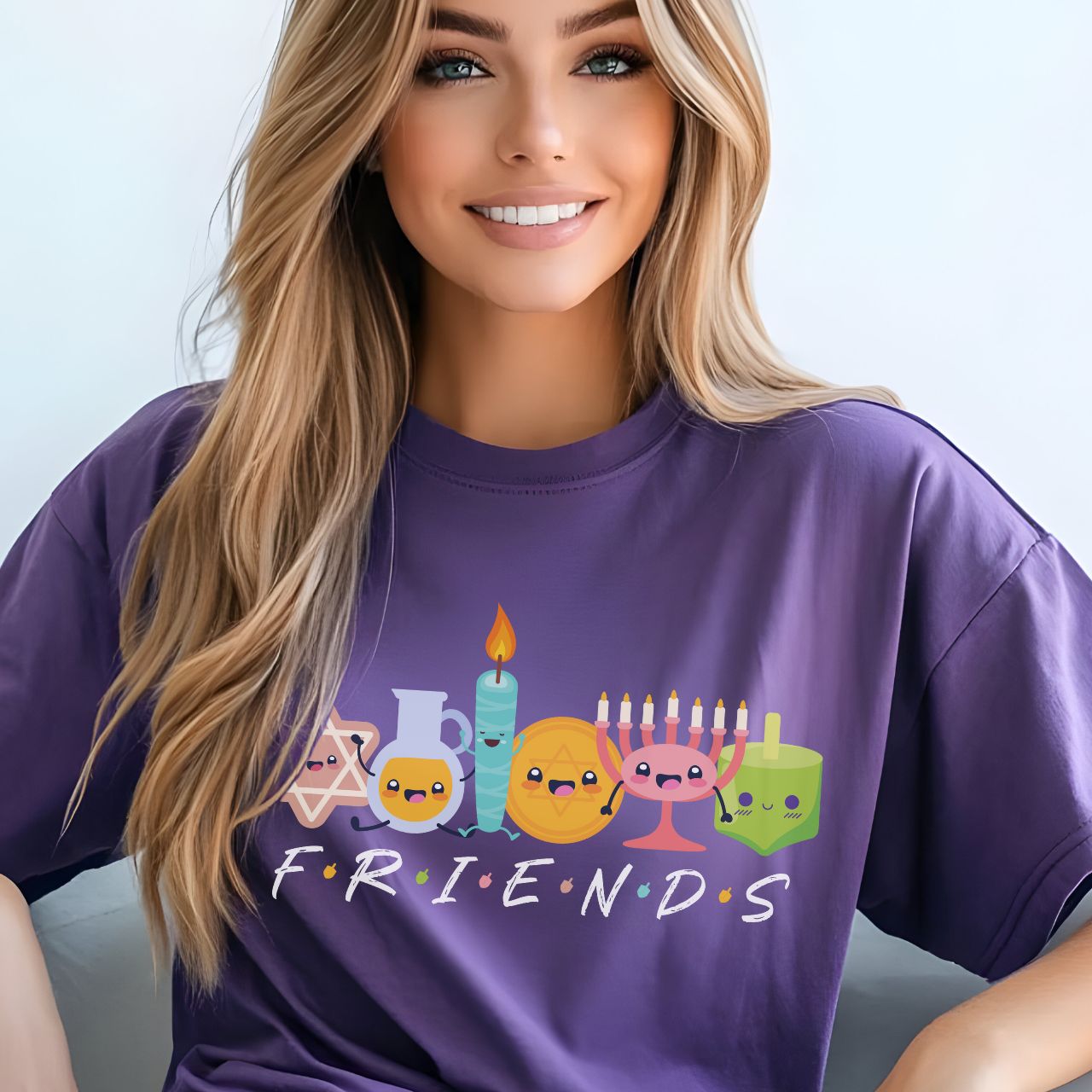 Hanukkah Friends Shirt, Funny Hanukkah Shirt, Chanukkah Shirt, Hannukah, Dreidel, Menorah, Gelt, Gift for Hanukkah, Gift for Jewish Person