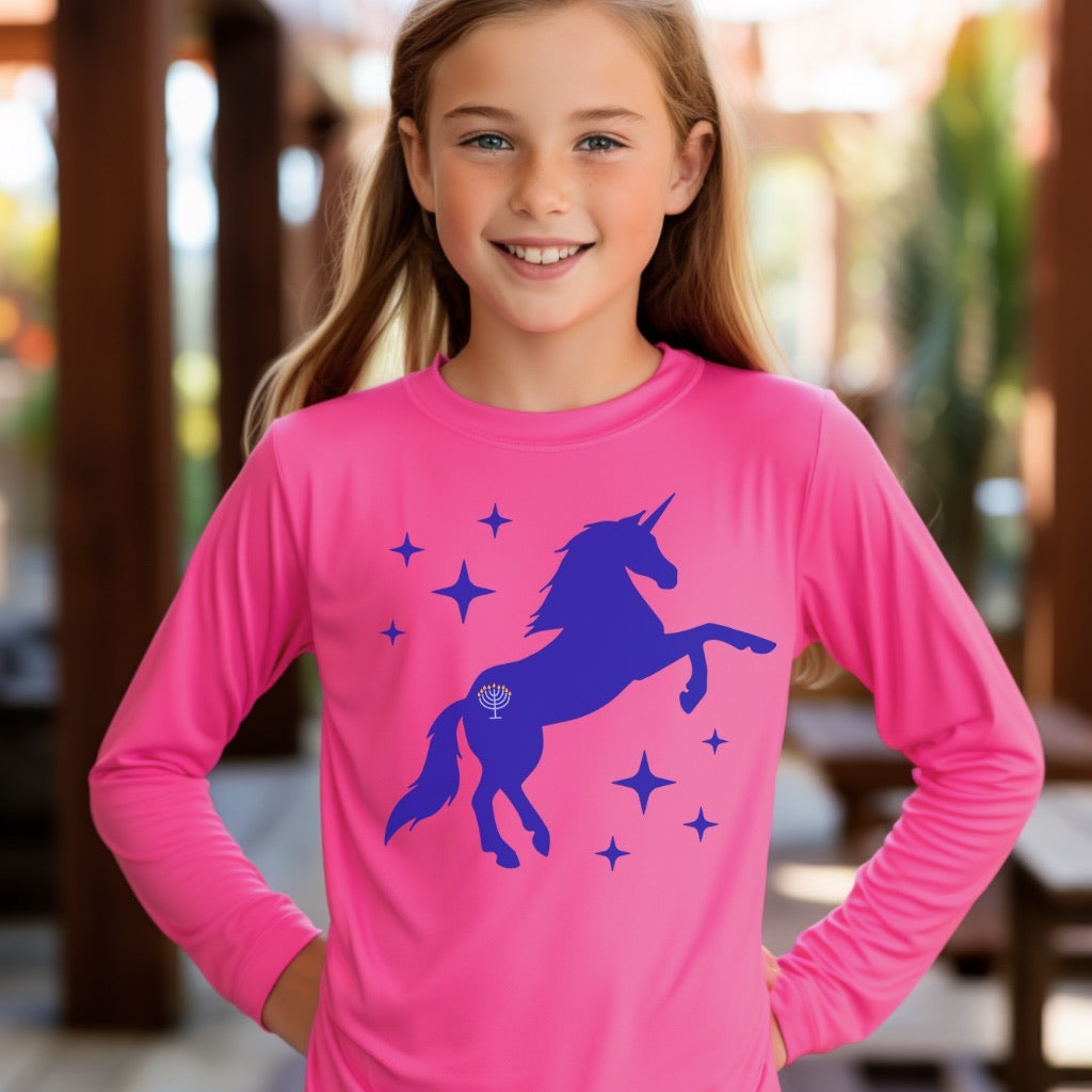 Hanukkah Shirt, Hanukkah Unicorn,Girl Shirt,Menorah, Jewnicorn,Chanukkah,Happy Hanukkah,Unicorn Shirt, Kids Hanukkah Shirt,Gift for Hanukkah