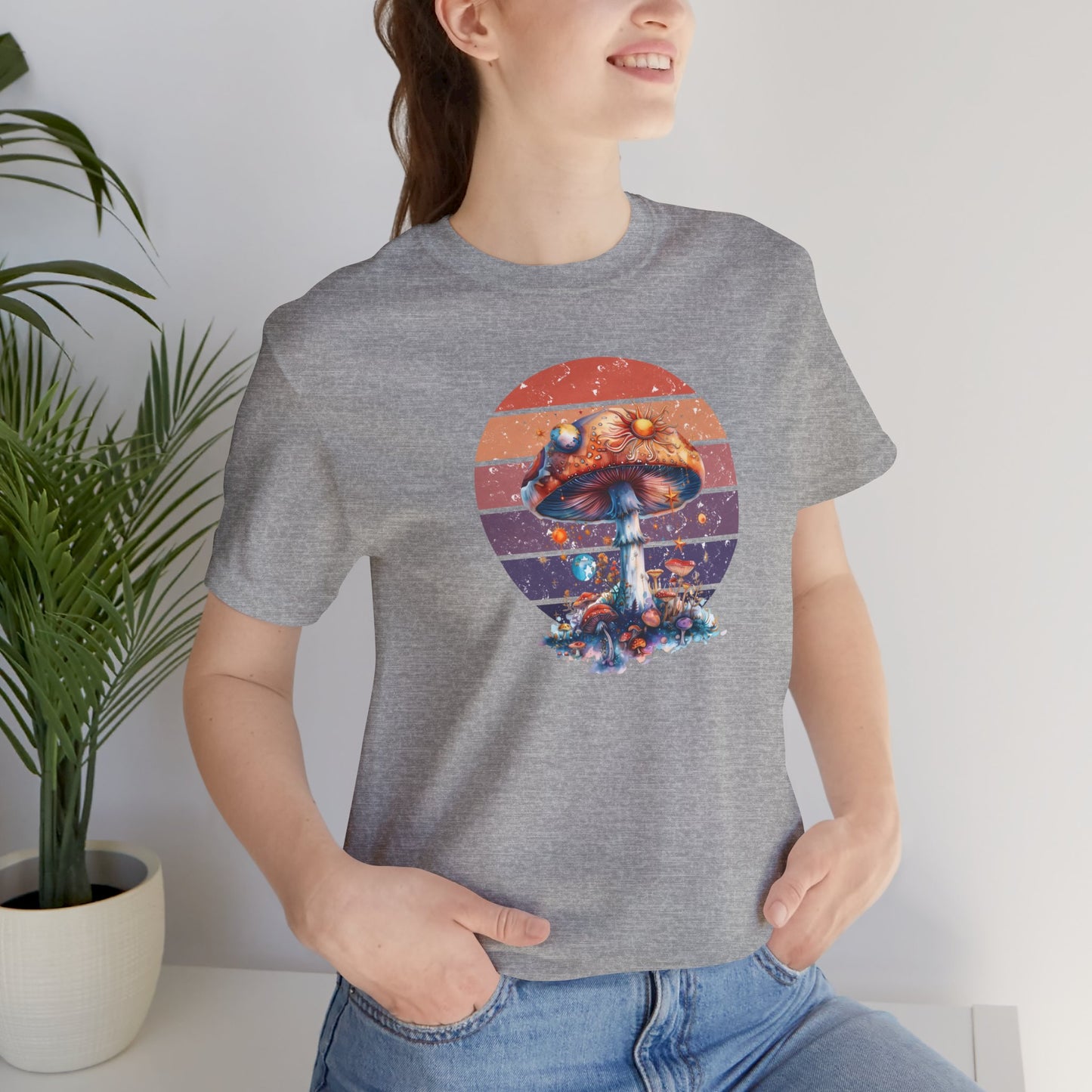 Mushroom Shirt, Aesthetic Mushroom Shirt, Enchanted Mushroom Shirt, Mushroom Tee, Mushroom Clothing, Bella T-Shirt, Psychedelic Mushroom