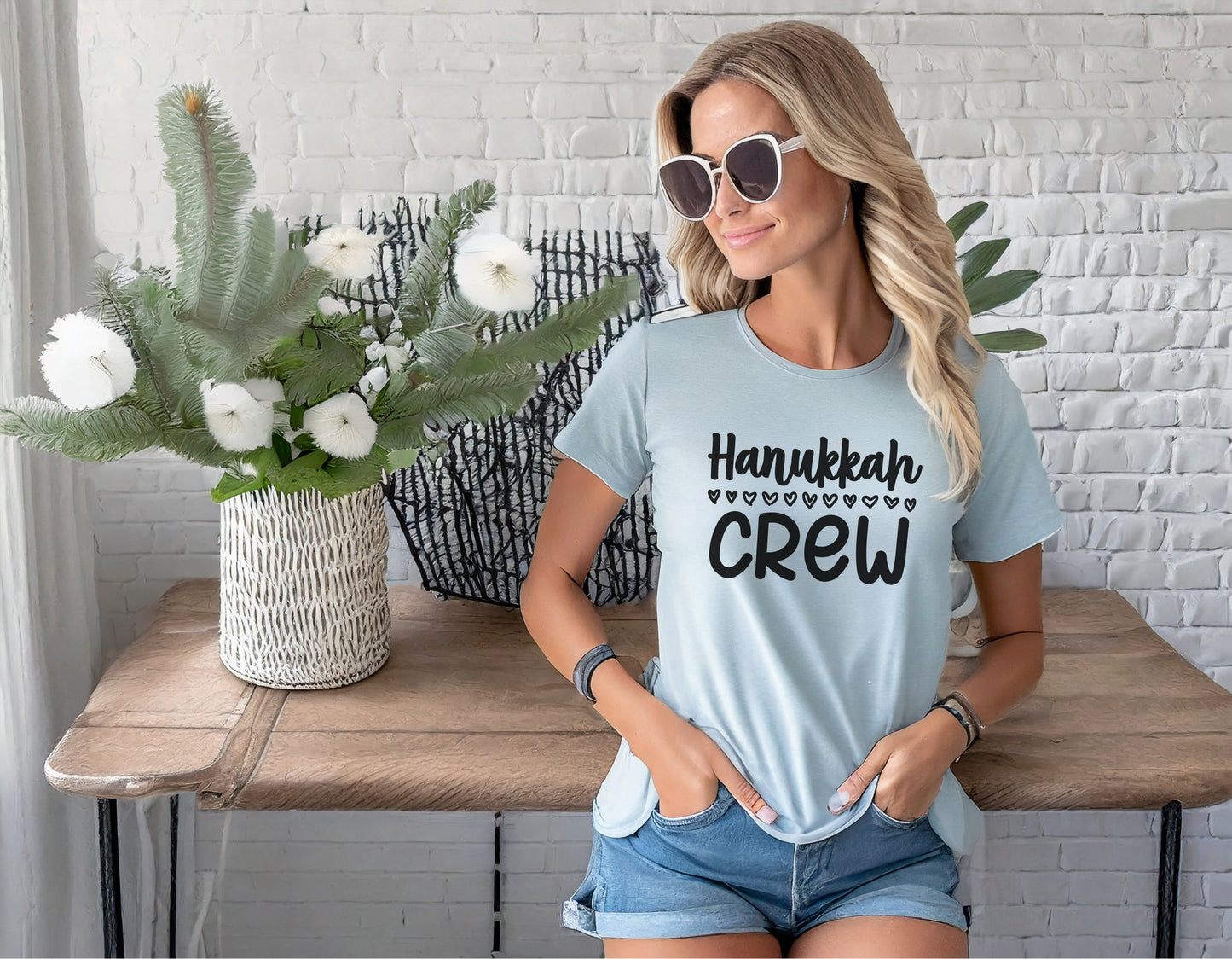 Hanukkah Crew Shirt, Hannukah,Chanukkah, Happy Hanukkah, Gift for Jews, Hanukkah Present, Dreidel, Hanukkah Family Shirts, Hanukkah Matching