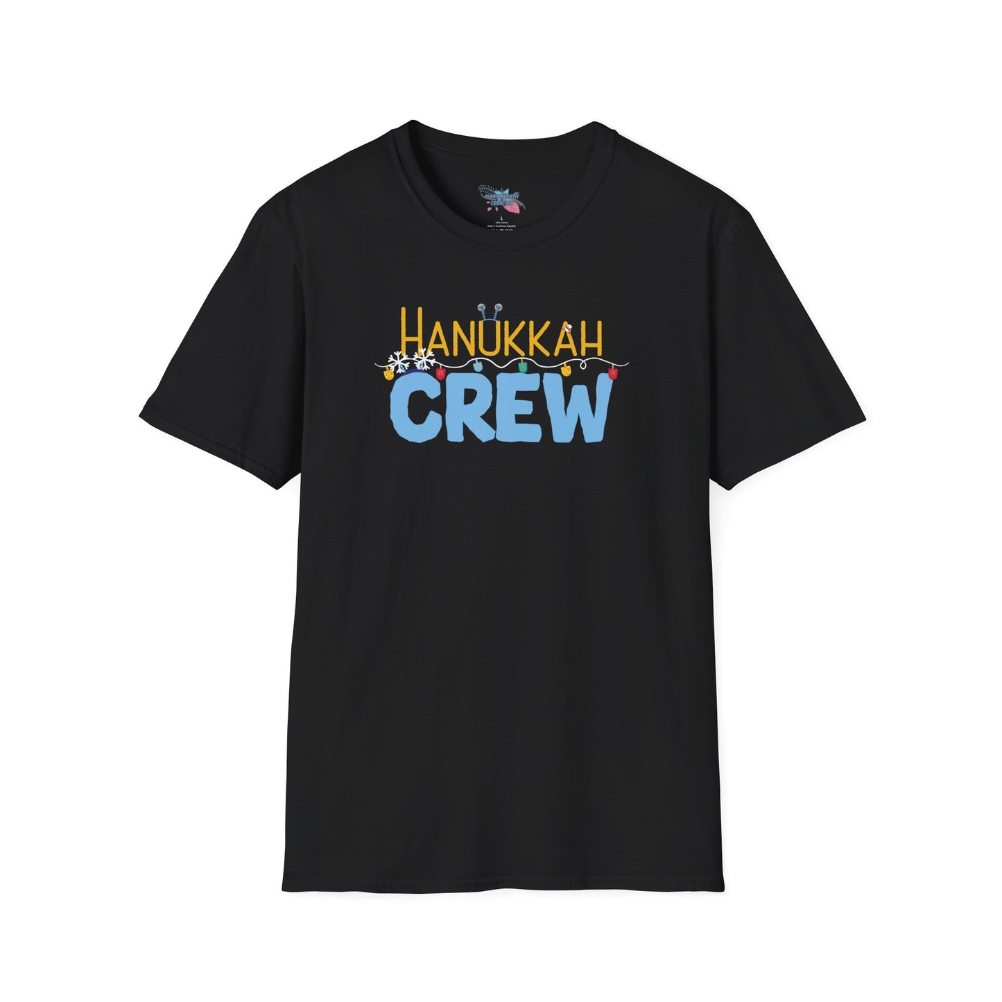 Hanukkah Crew Shirt, Hannukah,Chanukkah, Happy Hanukkah, Gift for Jews, Hanukkah Present, Dreidel, Hanukkah Family Shirts, Hanukkah Matching