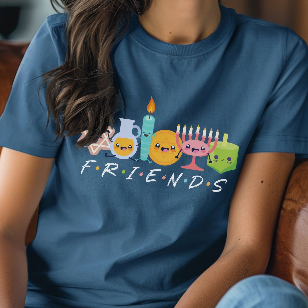 Hanukkah Friends Shirt, Funny Hanukkah Shirt, Chanukkah Shirt, Hannukah, Dreidel, Menorah, Gelt, Gift for Hanukkah, Gift for Jewish Person