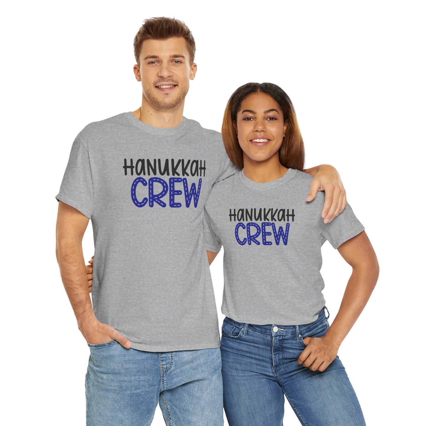 Hanukkah Crew Shirt, Hannukah,Chanukkah, Happy Hanukkah, Gift for Jews, Hanukkah Present, Dreidel, Hanukkah Family Shirts, Hanukkah Matching