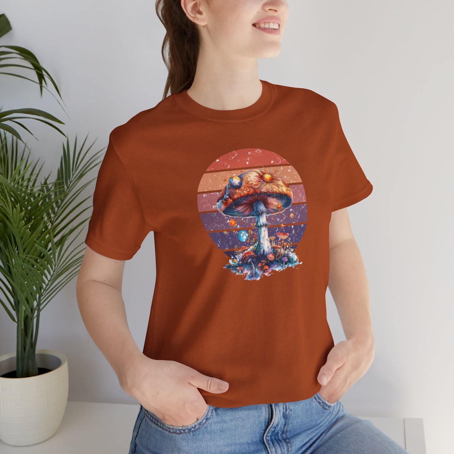 Mushroom Shirt, Aesthetic Mushroom Shirt, Enchanted Mushroom Shirt, Mushroom Tee, Mushroom Clothing, Bella T-Shirt, Psychedelic Mushroom