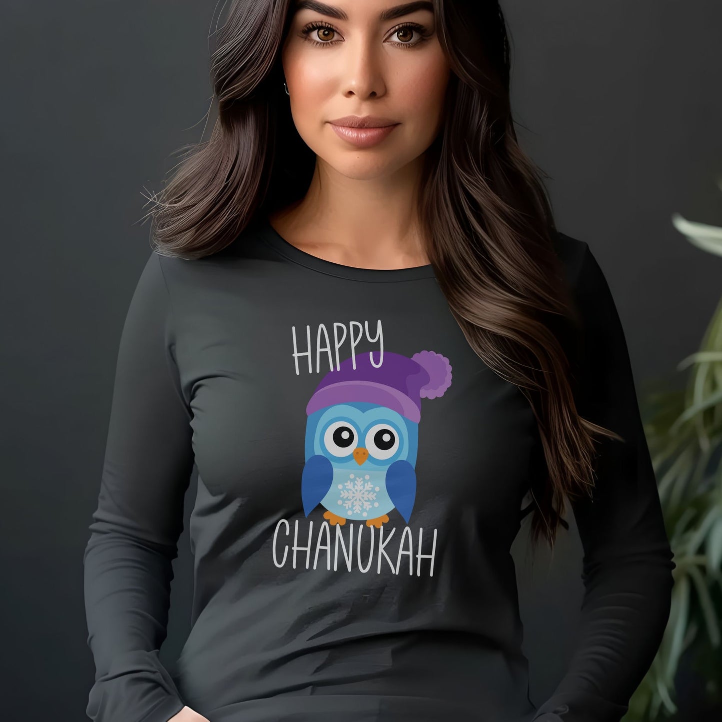 Chanukah Owl Unisex Tee, Hanukkah Long Sleeve Shirt, Men Women Shirt, Jewish Holiday Gift, Festival of Lights Top