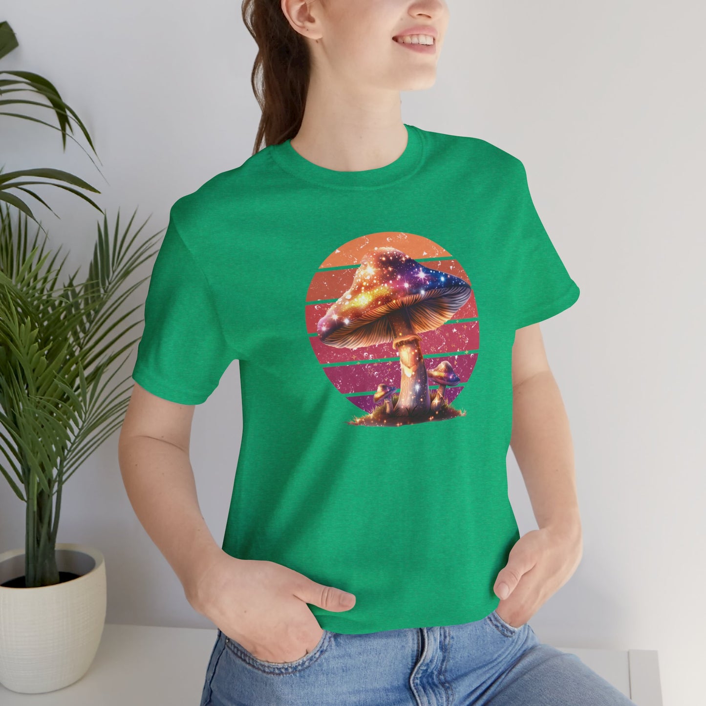 Mushroom Shirt, Aesthetic Mushroom Shirt, Enchanted Mushroom Shirt, Mushroom Tee, Mushroom Clothing, Bella T-Shirt, Psychedelic Mushroom