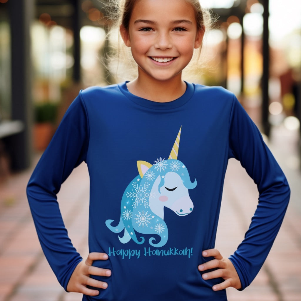 Hanukkah Shirt, Hanukkah Unicorn,Jewnicorn,Girl Shirt,Chanukkah,Happy Hanukkah,Unicorn Shirt, Kids Hanukkah Shirt, Dreidel,Gift for Hanukkah