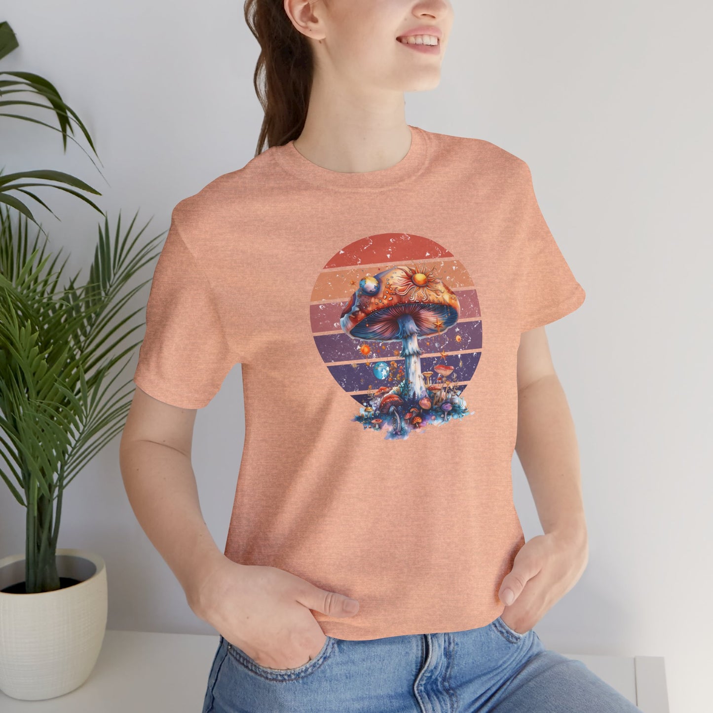 Mushroom Shirt, Aesthetic Mushroom Shirt, Enchanted Mushroom Shirt, Mushroom Tee, Mushroom Clothing, Bella T-Shirt, Psychedelic Mushroom