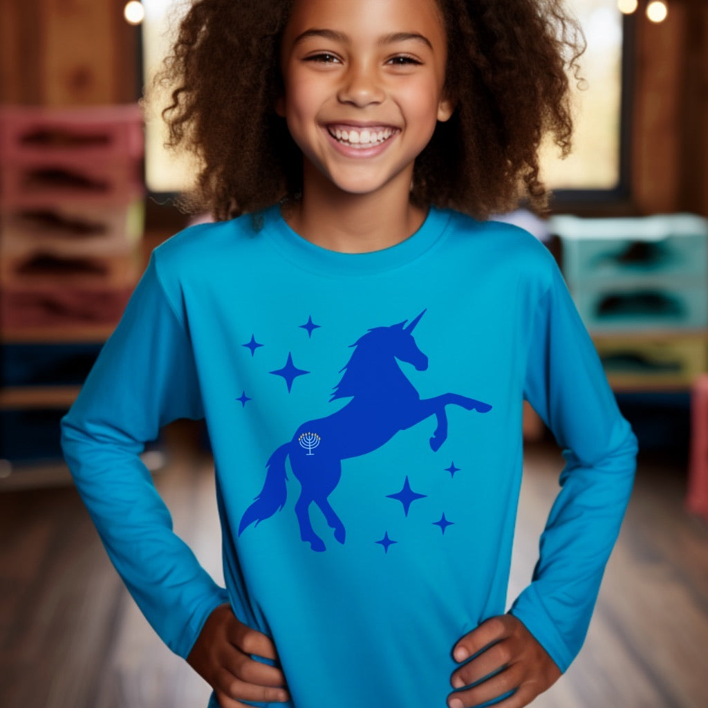 Hanukkah Shirt, Hanukkah Unicorn,Girl Shirt,Menorah, Jewnicorn,Chanukkah,Happy Hanukkah,Unicorn Shirt, Kids Hanukkah Shirt,Gift for Hanukkah