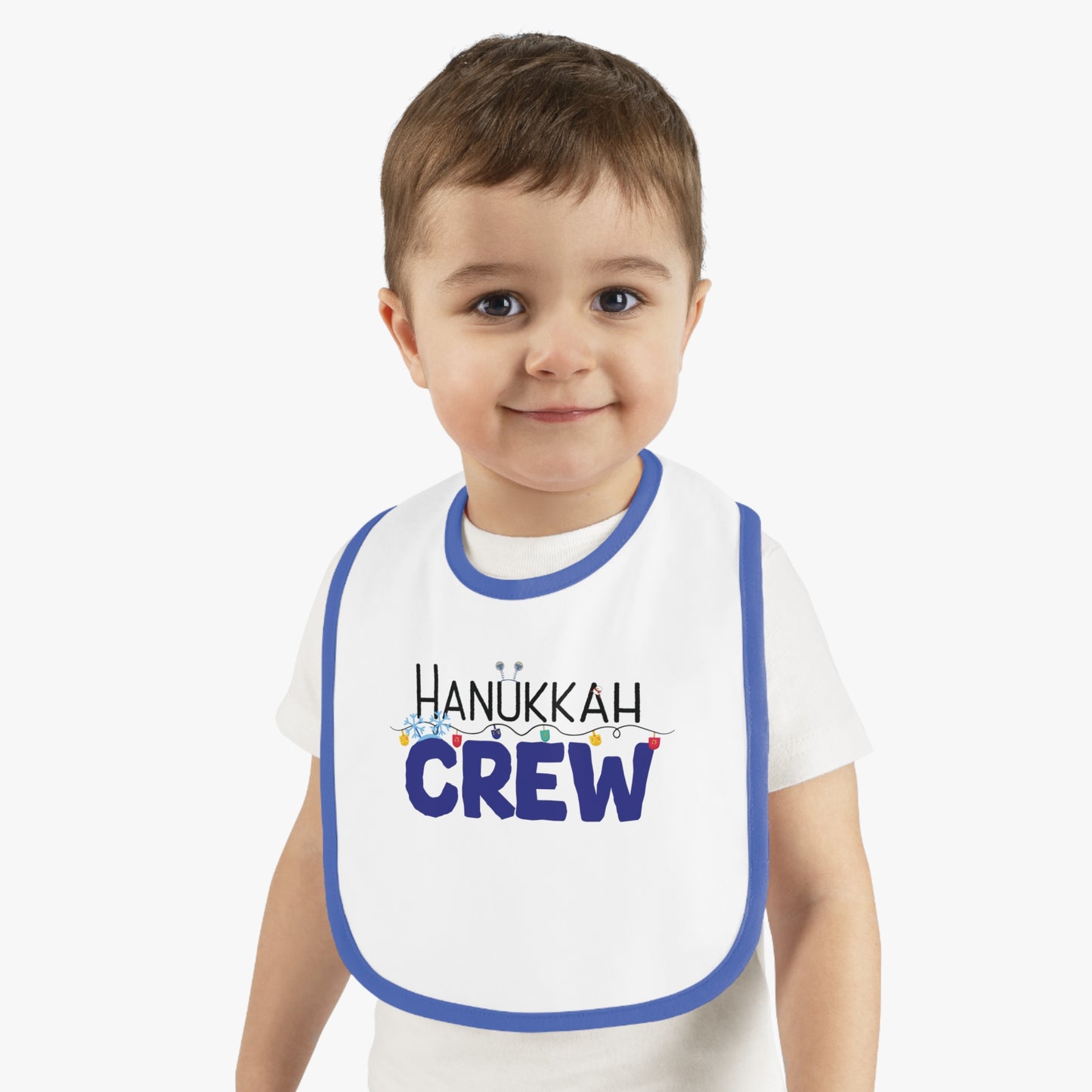 Hanukkah Crew Bib,Hannukah,Chanukkah, Happy Hanukkah, Gift for Jewish Baby,Hanukkah Present,Dreidel,Hanukkah Family Shirts,Hanukkah Matching