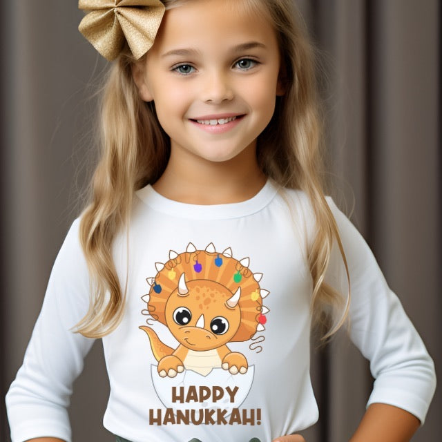 Hanukkah Shirt, Toddler Hanukkah Shirt,Hanukkah Dinosaur, Hanukkah Shirt for Toddler, Hanukkah Shirt for Kid,Kids Hanukkah Tee,Happy Hanukka