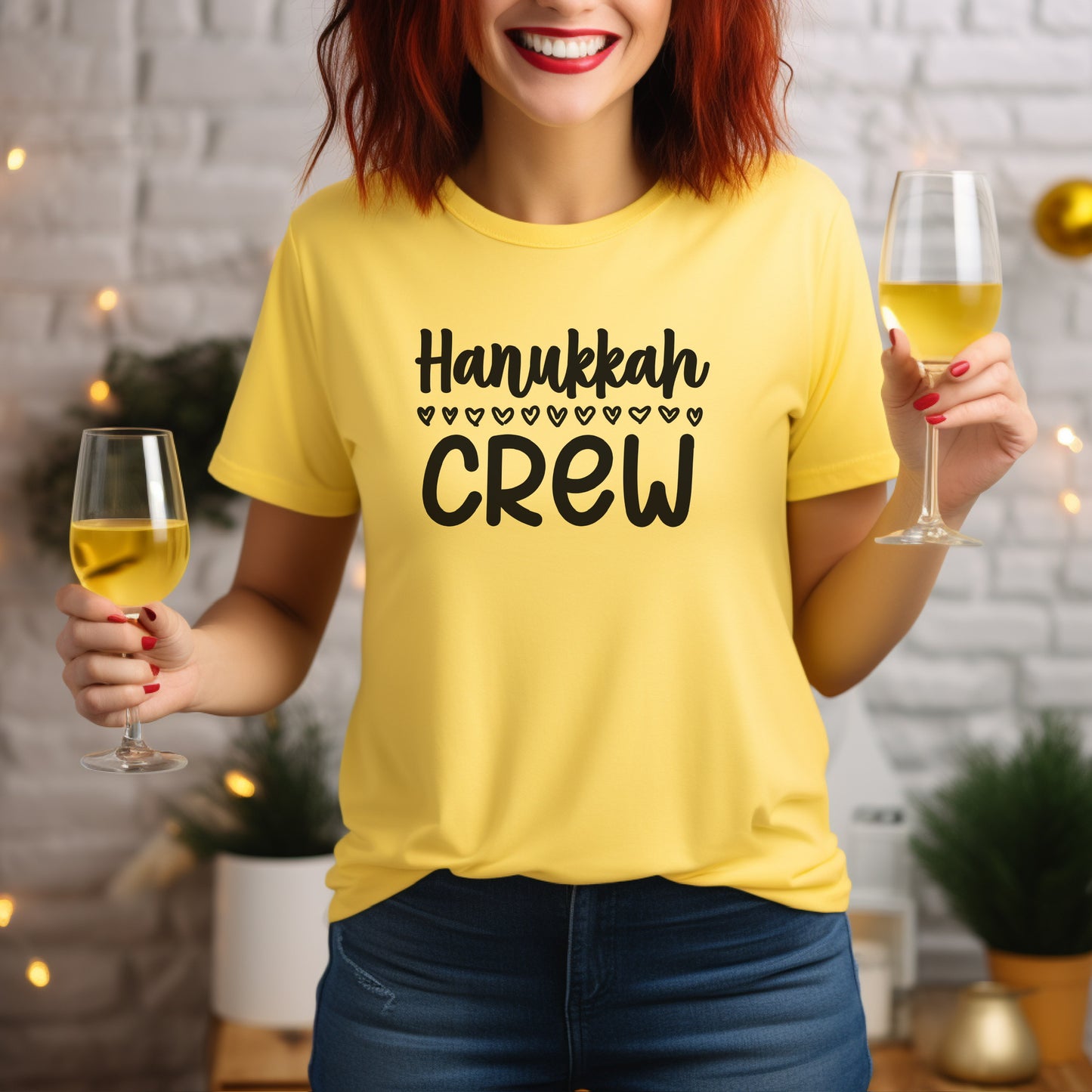 Hanukkah Crew Shirt, Hannukah,Chanukkah, Happy Hanukkah, Gift for Jews, Hanukkah Present, Dreidel, Hanukkah Family Shirts, Hanukkah Matching