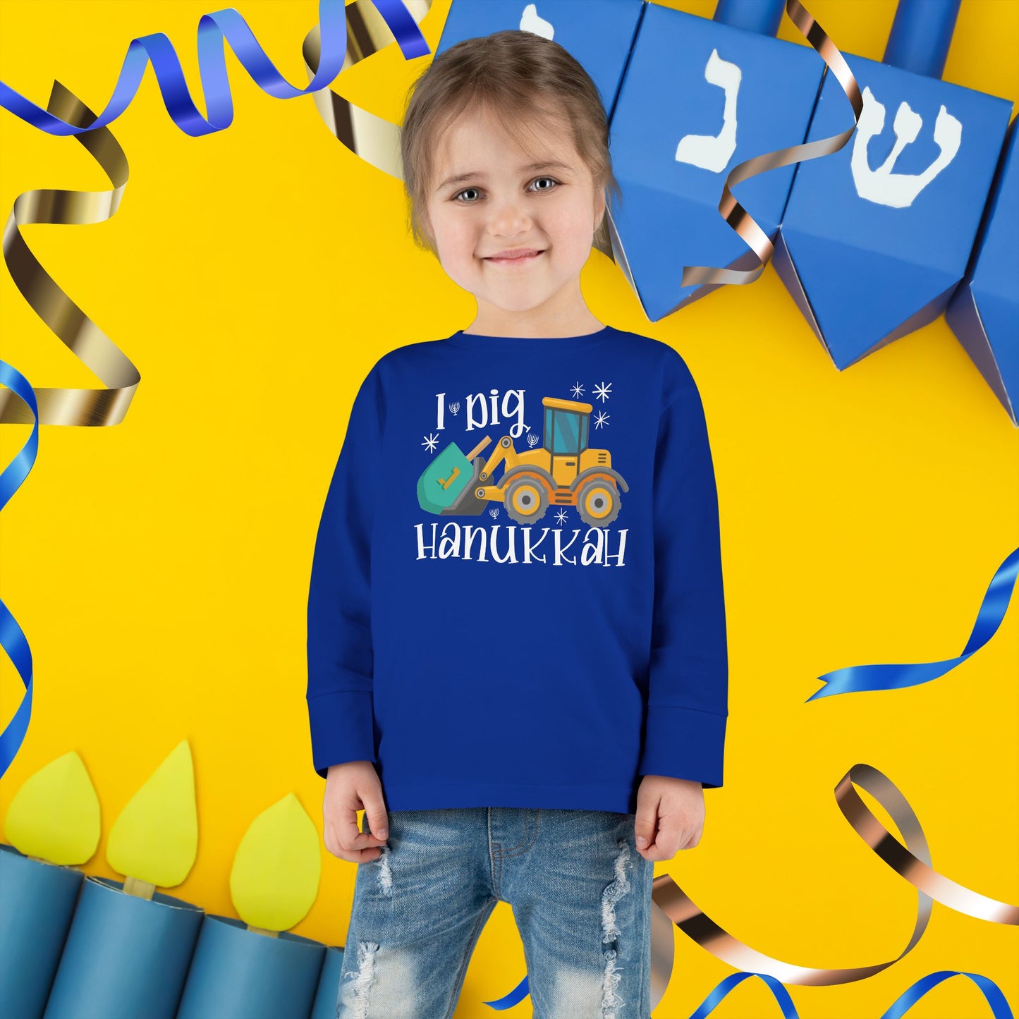 I Dig Hanukkah, Hanukkah Digger, Hanukkah Excavator, Hanukkah Shirt for Toddler, Hanukkah Shirt for Kid, Kids Hanukkah Tee, Happy Hanukkah