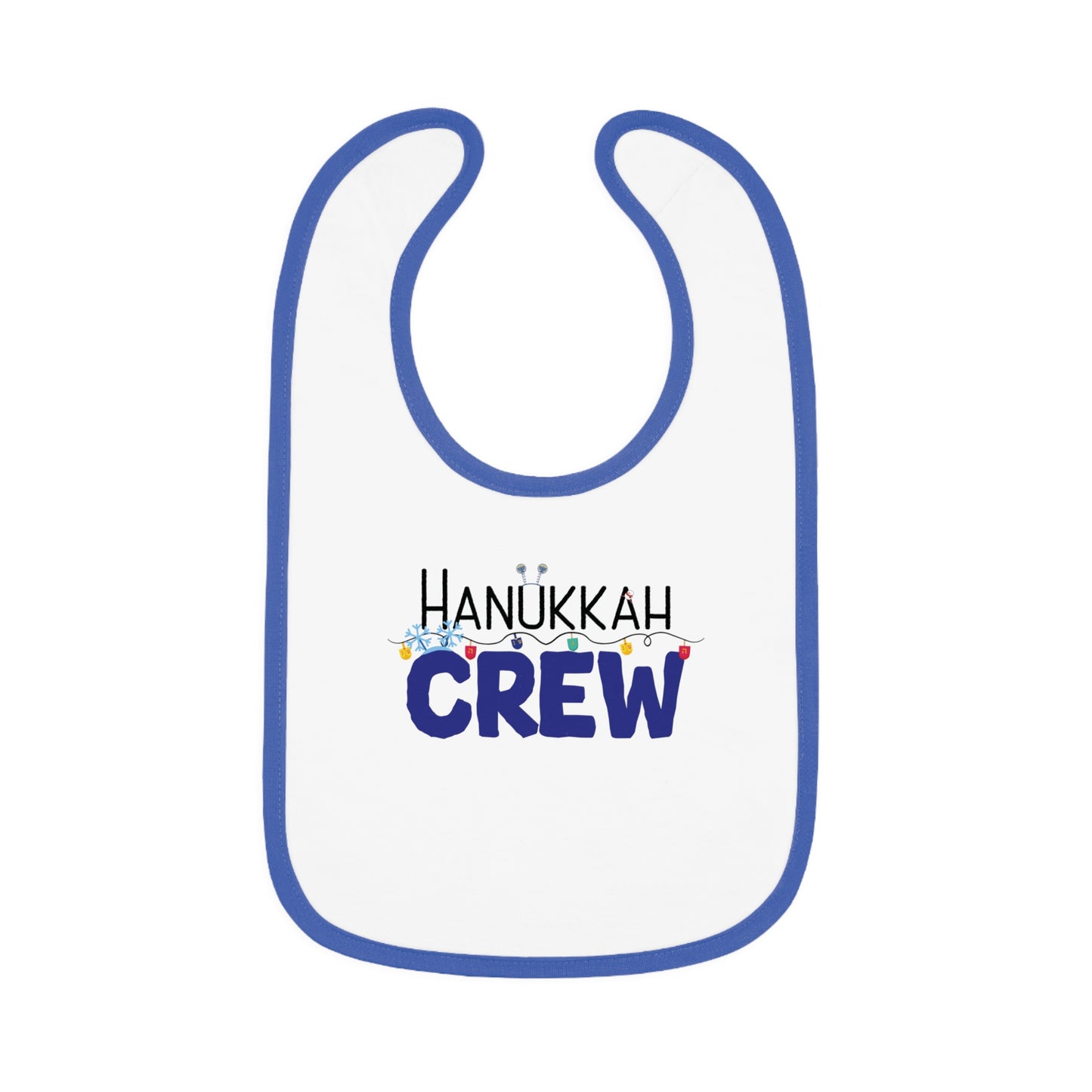 Hanukkah Crew Bib,Hannukah,Chanukkah, Happy Hanukkah, Gift for Jewish Baby,Hanukkah Present,Dreidel,Hanukkah Family Shirts,Hanukkah Matching