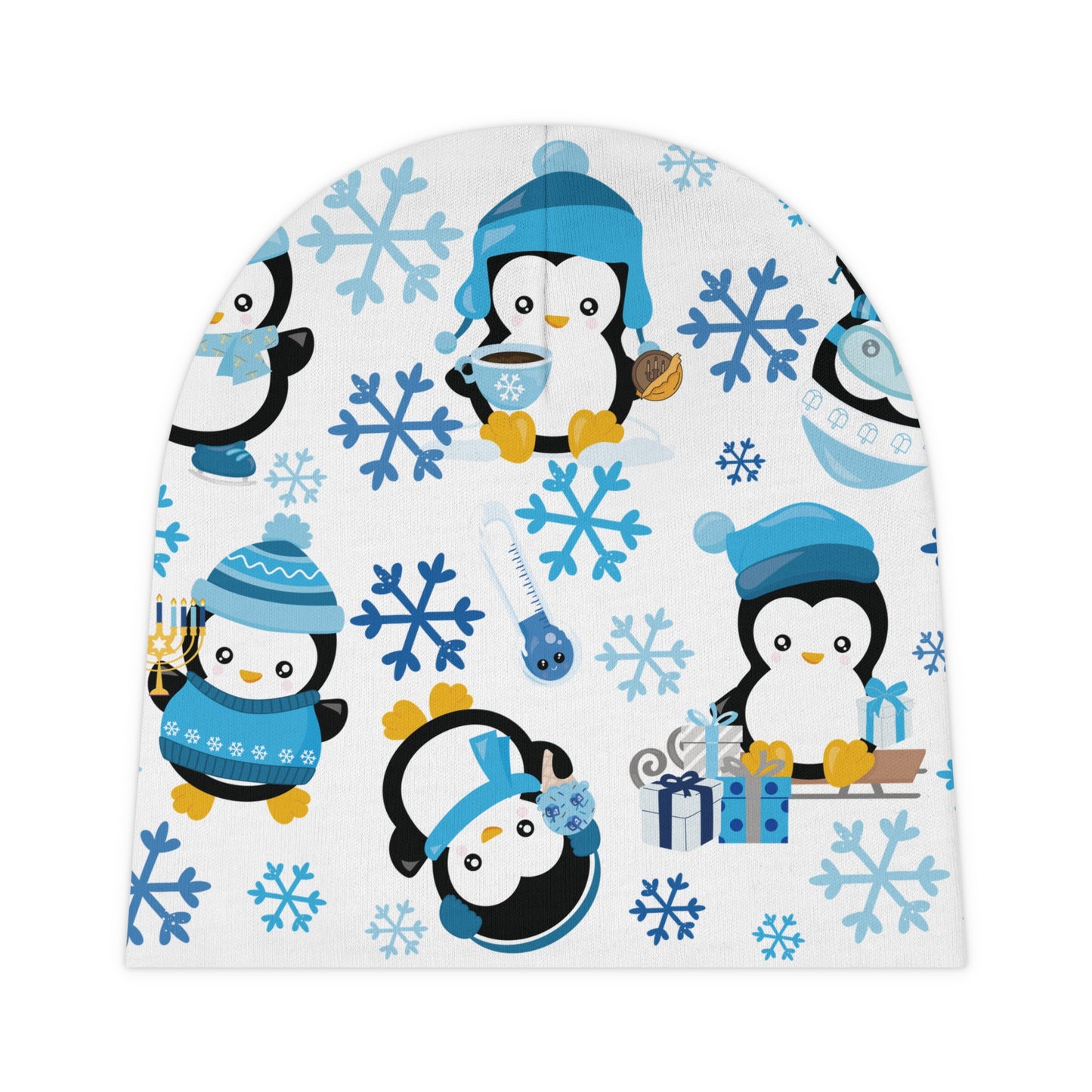 Hanukkah Hat, Hanukkah Baby Beanie, Hanukkah Beanie, Winter Penguins, Happy Hanukkah, Hanukkah Baby, Babys 1st Hanukkah, Hanukkah Gift