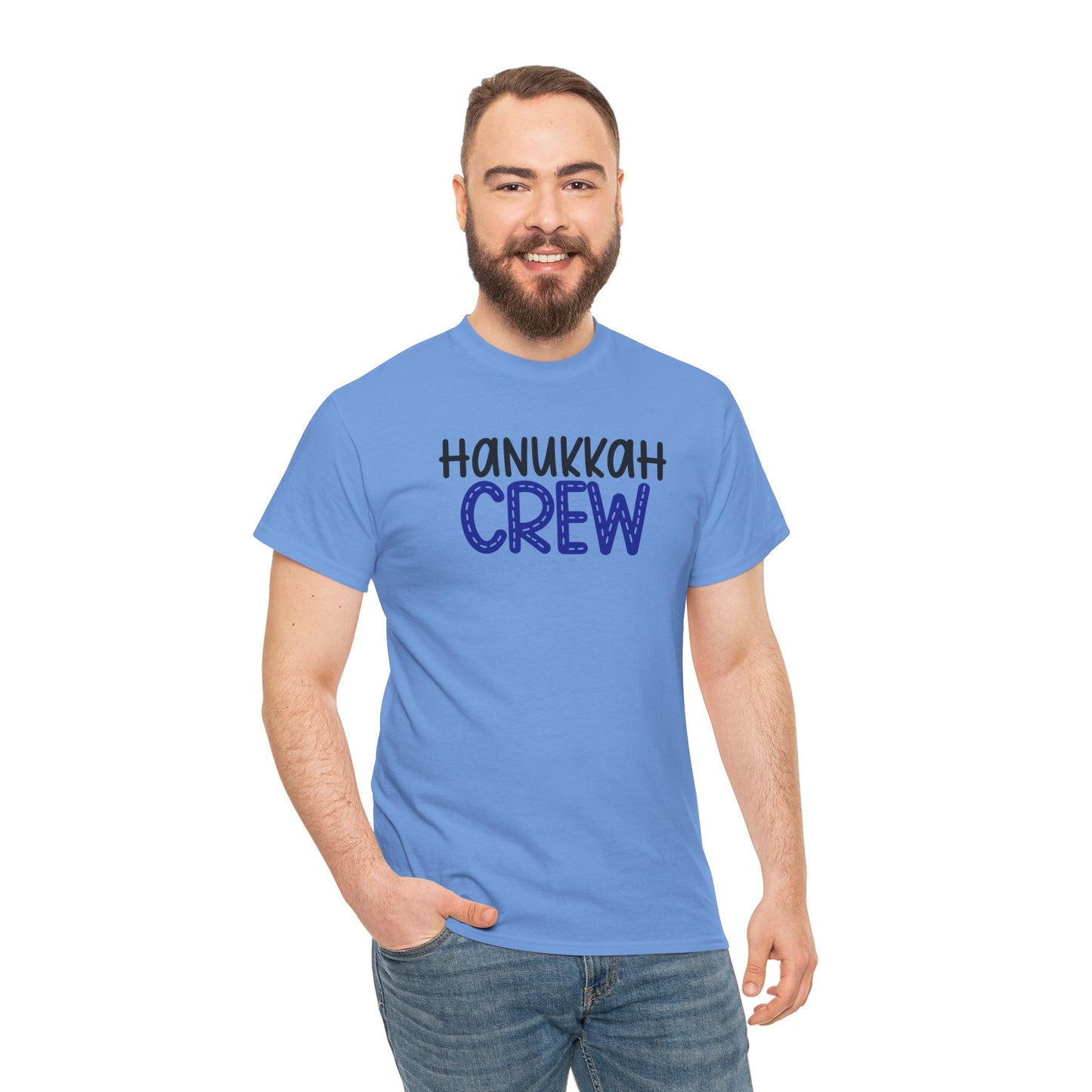 Hanukkah Crew Shirt, Hannukah,Chanukkah, Happy Hanukkah, Gift for Jews, Hanukkah Present, Dreidel, Hanukkah Family Shirts, Hanukkah Matching