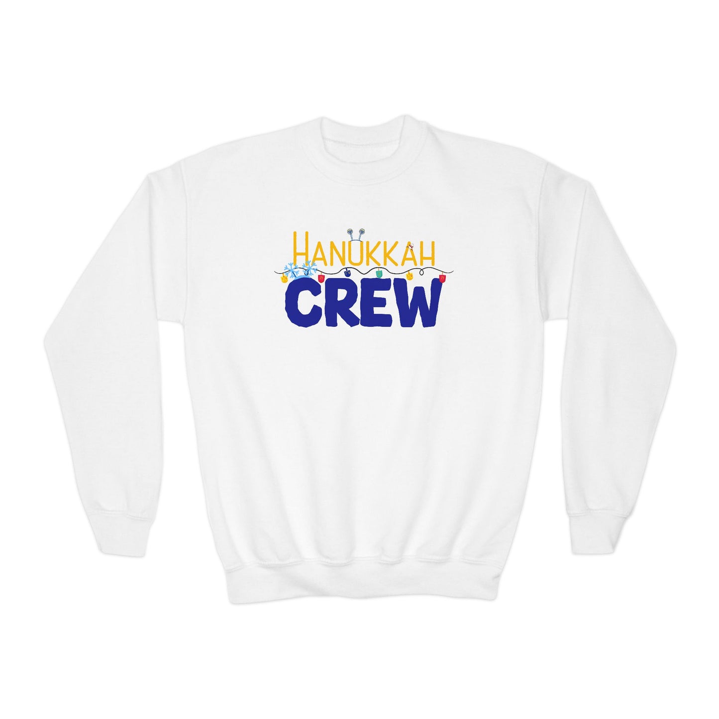 Hanukkah Crew Shirt, Hannukah,Chanukkah, Happy Hanukkah, Gift for Jews, Hanukkah Present, Dreidel, Hanukkah Family Shirts, Hanukkah Matching