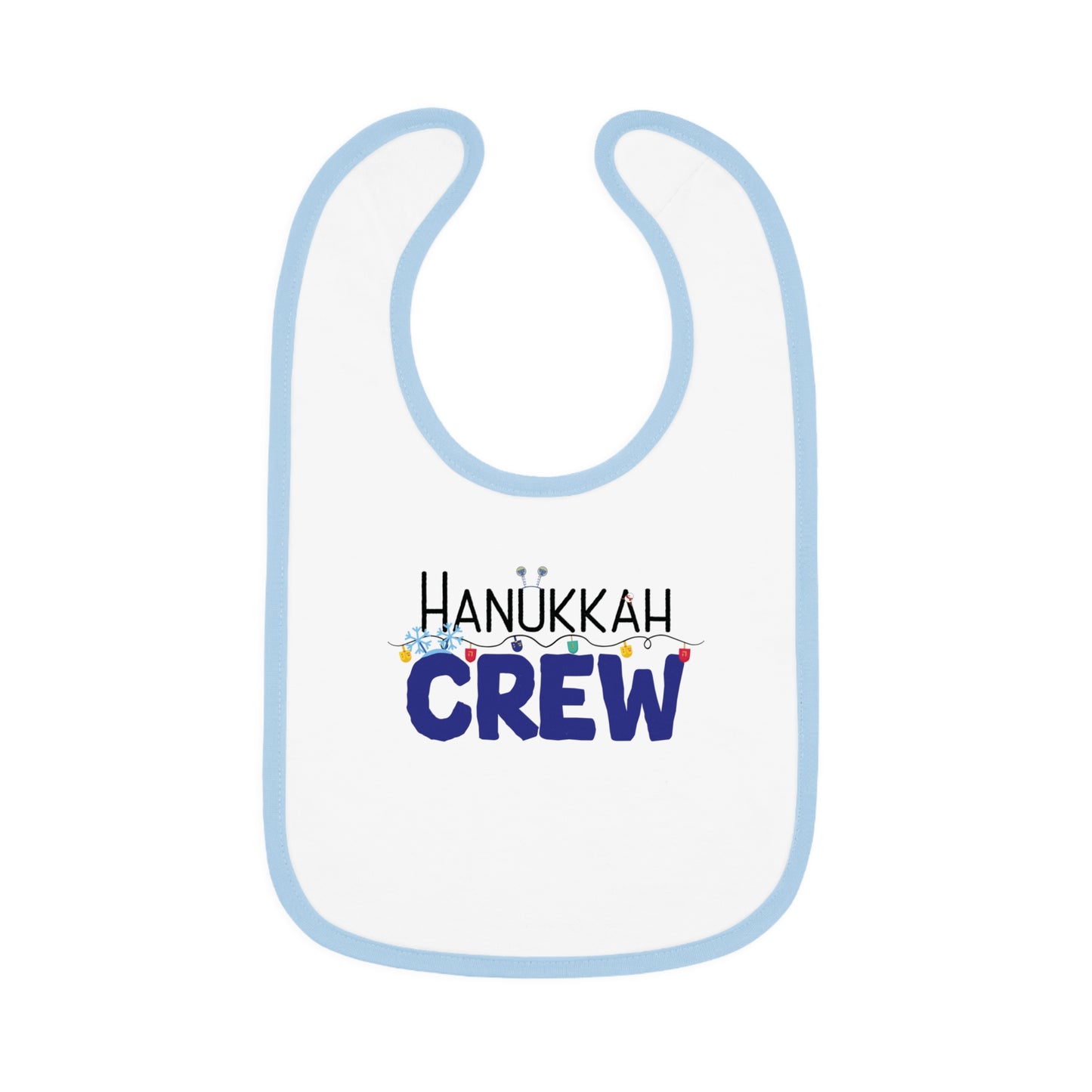 Hanukkah Crew Bib,Hannukah,Chanukkah, Happy Hanukkah, Gift for Jewish Baby,Hanukkah Present,Dreidel,Hanukkah Family Shirts,Hanukkah Matching