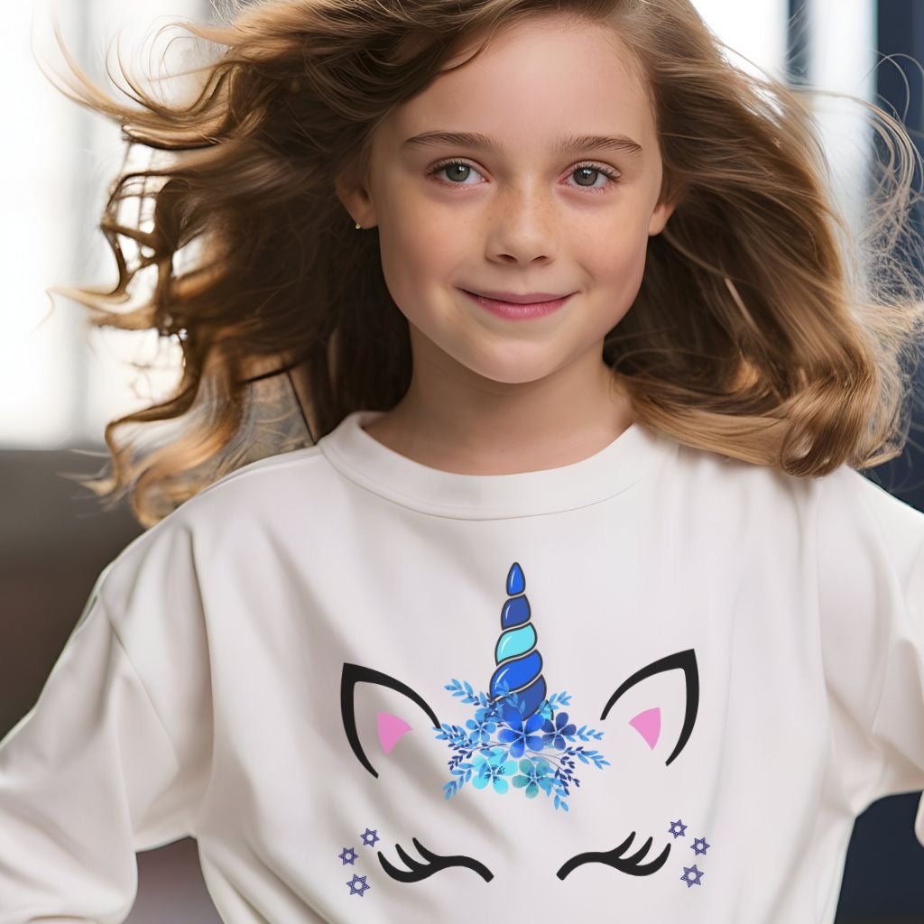 Kids Hanukkah Shirt, Unicorn Shirt, Girls Chanukah Shirt, Happy Hanukkah, Hanukkah Decor