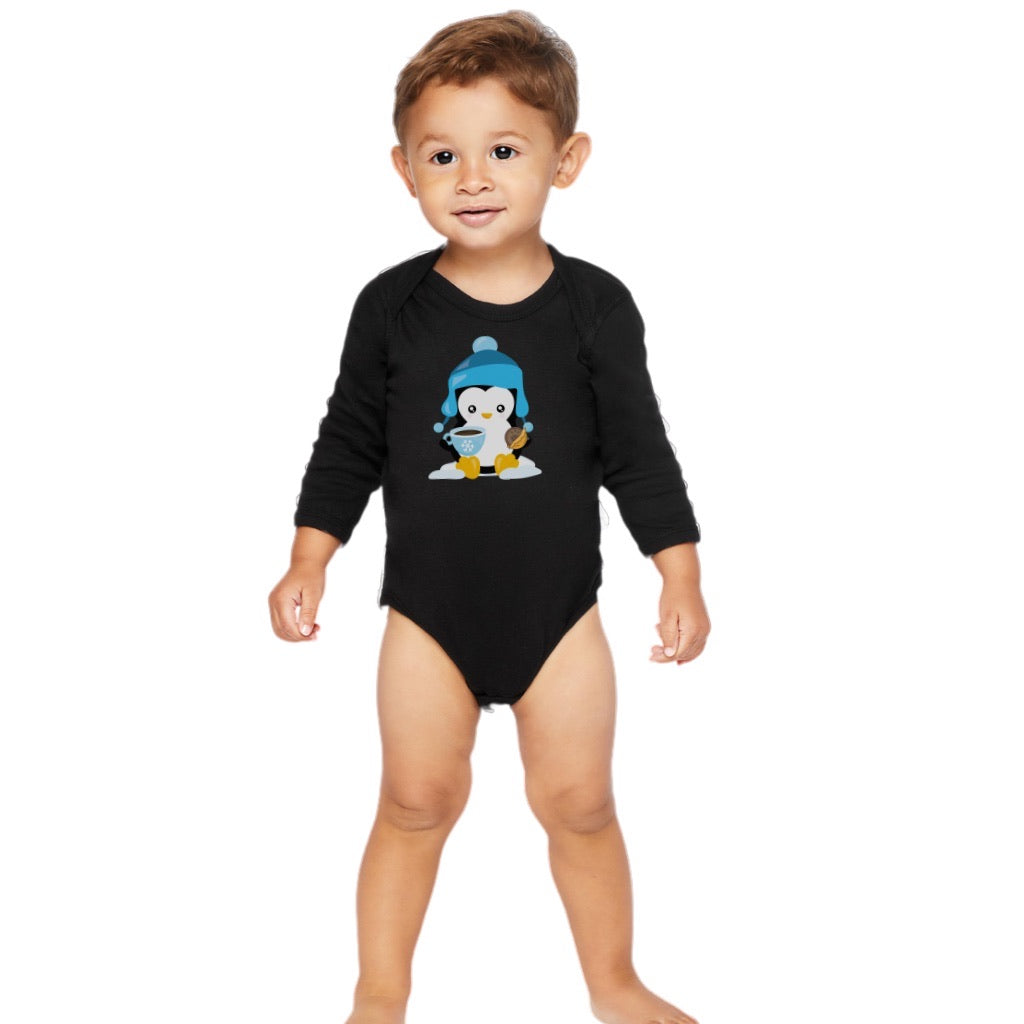 Hanukkah Penguin Onesie, Hanukkah Onesie, Hannukah, Happy Hanukkah, Gift for Jewish Baby, Dreidel, Gift for Hanukkah, Menorah,Winter Penguin