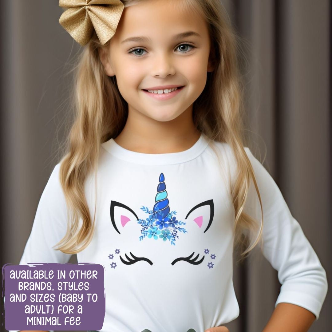 Kids Hanukkah Shirt, Unicorn Shirt, Girls Chanukah Shirt, Happy Hanukkah, Hanukkah Decor