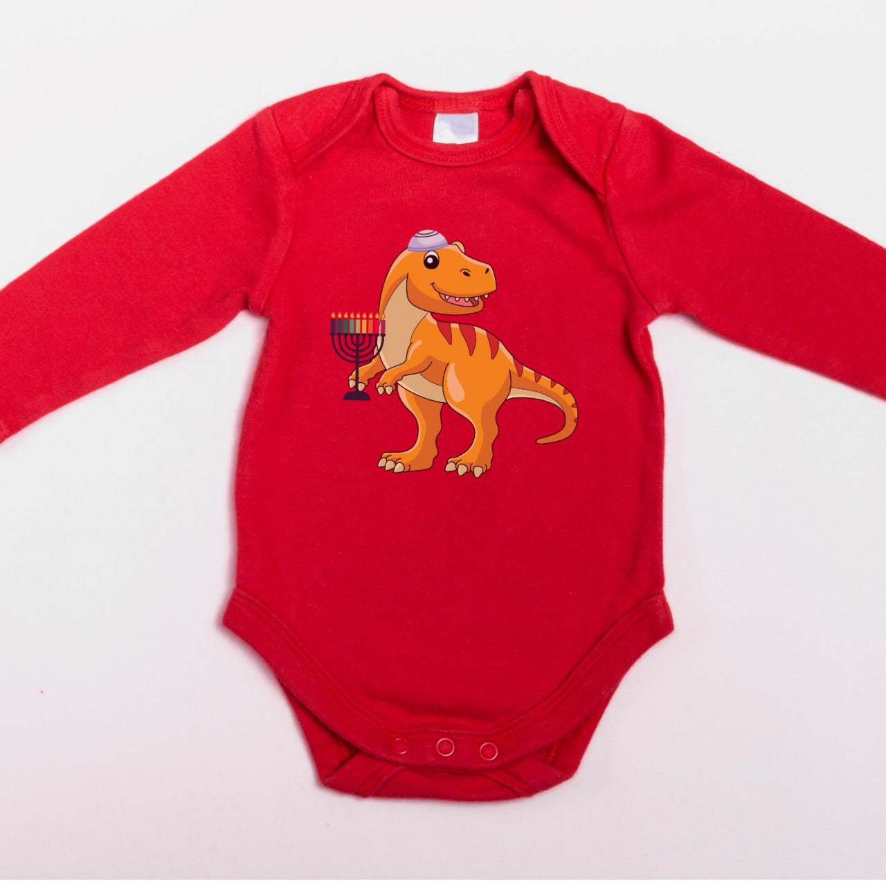 Hanukkah Dinosaur Onesie, Hanukkah Onesie, Hannukah Onesie, Happy Hanukkah, Gift for Jewish Baby, Gift for Hanukkah, Menorah