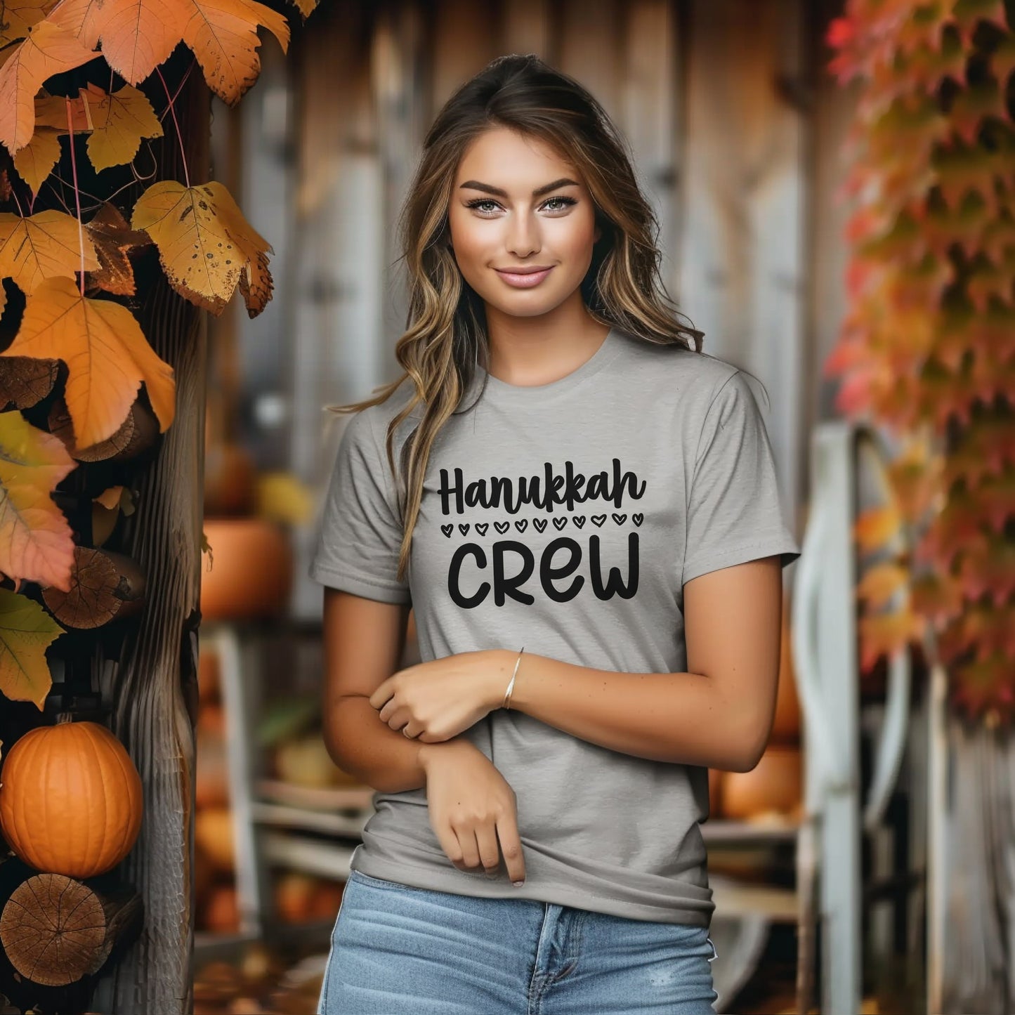 Hanukkah Crew Shirt, Hannukah,Chanukkah, Happy Hanukkah, Gift for Jews, Hanukkah Present, Dreidel, Hanukkah Family Shirts, Hanukkah Matching