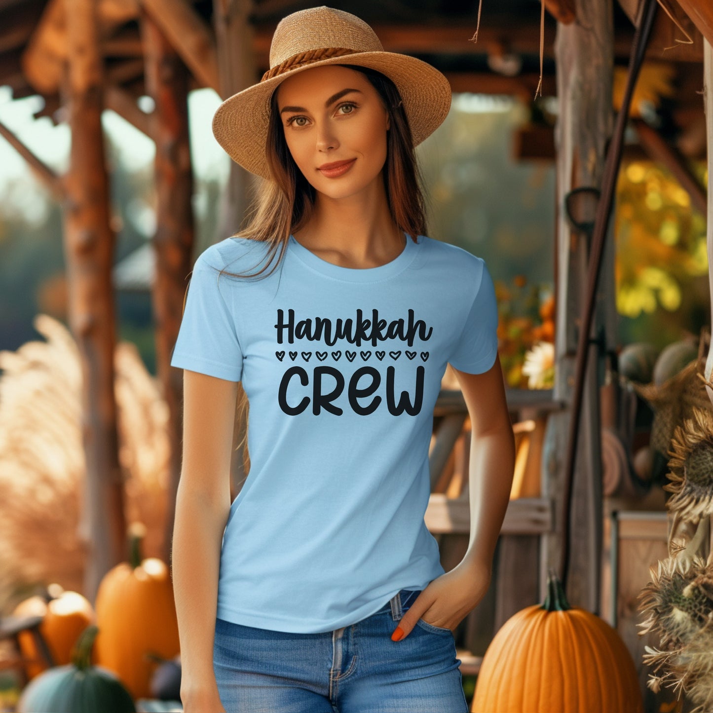 Hanukkah Crew Shirt, Hannukah,Chanukkah, Happy Hanukkah, Gift for Jews, Hanukkah Present, Dreidel, Hanukkah Family Shirts, Hanukkah Matching